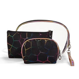3 in 1 Cosmetic Pouch - Mosaic Pattern
