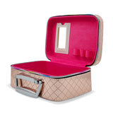Makeup Box with Metallic Diamond Appearance