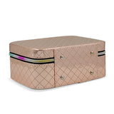 Makeup Box with Metallic Diamond Appearance