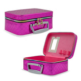 Makeup Box with Metallic Diamond Appearance