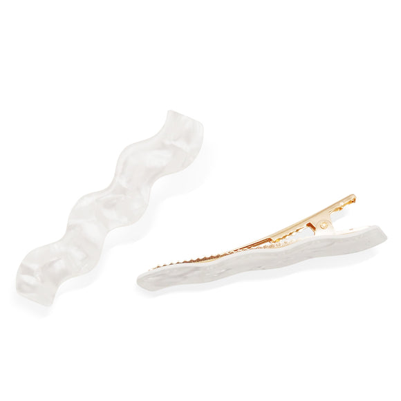 Marble Wave Hair Clip