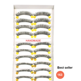 Gladking Taiwan Eyelashes Handmade 10 Pairs Packs