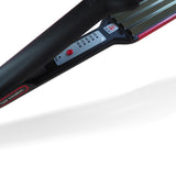 Hair Crimper Flat Iron with 4 interchangeable platinum plates