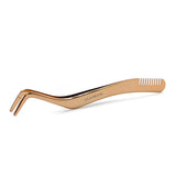 Rose Gold Eyelash Tweezer with Eyebrow Comb