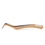Rose Gold Eyelash Tweezer with Eyebrow Comb