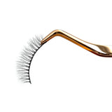 Rose Gold Eyelash Tweezer with Eyebrow Comb