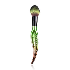 Green Feather Blusher Brush