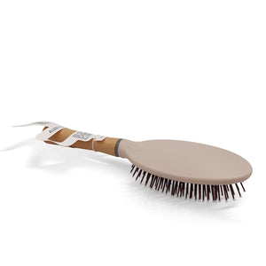 Wooden Handle Cushion Oval Nylon Hair Brush