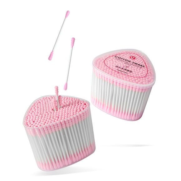 300pcs Pink Cotton Swab