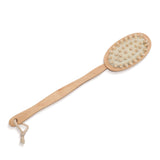Double-Sided Wooden Dry Brushing Body Scrubber