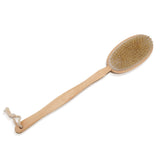 Double-Sided Wooden Dry Brushing Body Scrubber
