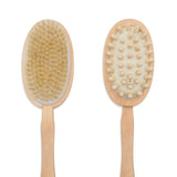 Double-Sided Wooden Dry Brushing Body Scrubber
