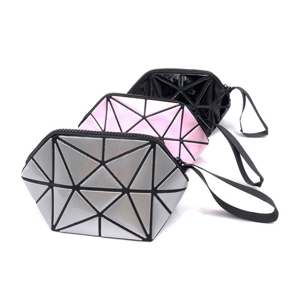 Geometric Foldable Make-up Pouch