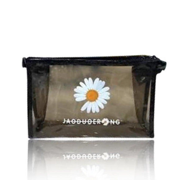 Transparent Daisy Make-up Pouch