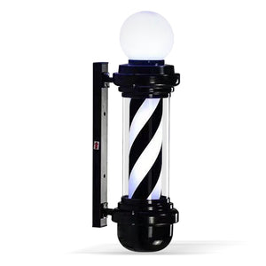 LED Salon & Barber Light Signage with Bulb on Top