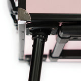 Professional 360 Wheels Vanity Makeup Station Lite Pink