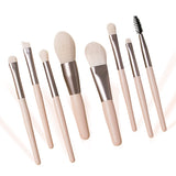 8pcs Lovely Makeup Brush Set with Pouch
