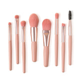 8pcs Lovely Makeup Brush Set with Pouch