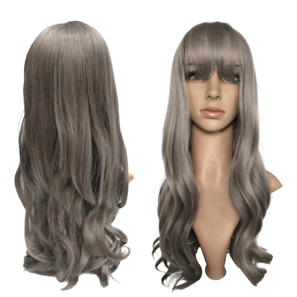 Ash Grey Brown Full Wig - Garterize