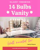 14 Bulbs Hollywood Vanity 2 Way Hanging ＆Stand