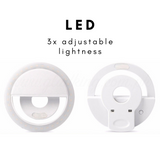 Chargeable Selfie Ringlight Clip