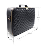 1zip Diamond Leather Organizer - Large