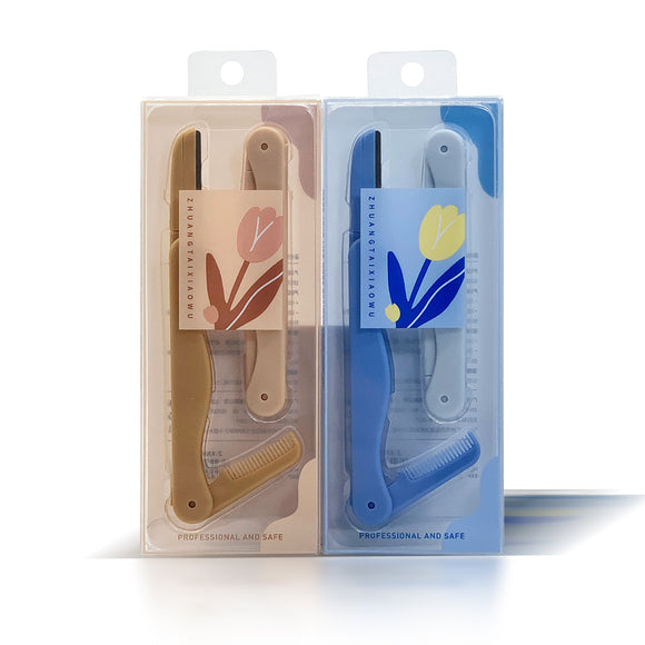 Portable Eyebrow Comb And Trimmer