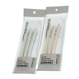 XMD-2306 3 Pieces Matte Handle Brow Razor