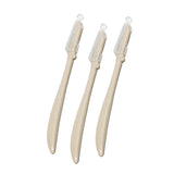 XMD-2306 3 Pieces Matte Handle Brow Razor