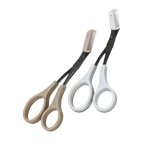 U-MRJ-2203 Matte Handle Brow Scissor w/ Comb