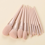 11pcs Nude Pink Makeup Brush Set *inclusive online
