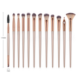 12 Pieces Metallic Details Brush Set