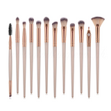 12 Pieces Metallic Details Brush Set
