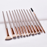 12 Pieces Metallic Details Brush Set