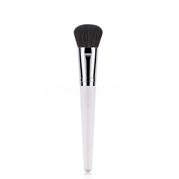 White Painted Handle X Black Bristle Foundation Brush