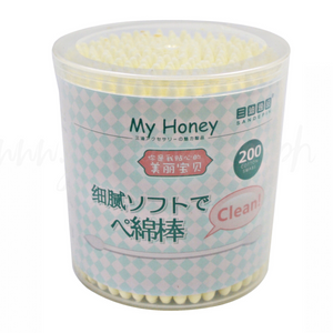 Yellow Cotton Swabs