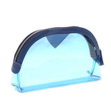 Gladking (Blue) Portable Waterproof Transparent Makeup Pouch