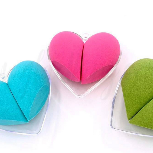 Heart shaped Kisseed Twin Blending Sponge