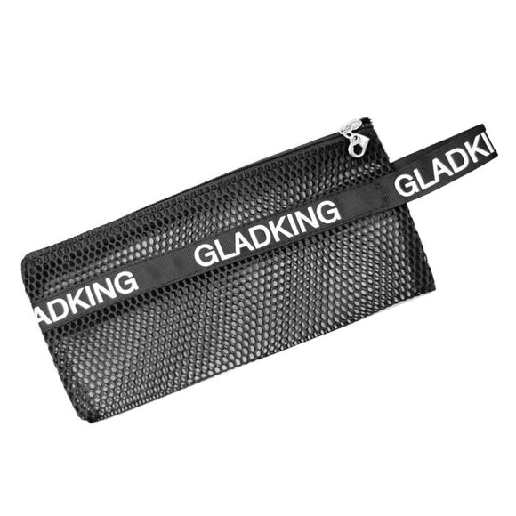 Gladking Black Mesh Cosmetic Purse Pouch