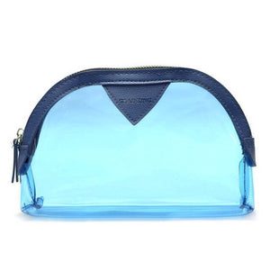 Gladking (Blue) Portable Waterproof Transparent Makeup Pouch