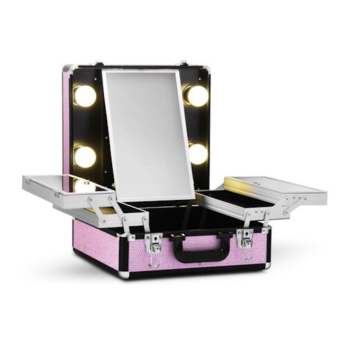 Classic 4 Bulbs Layered Vanity Kit Glitters Pink