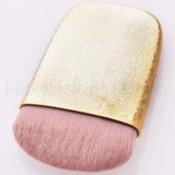 Flat Kabuki Brush Shiny Fish Skin Holder