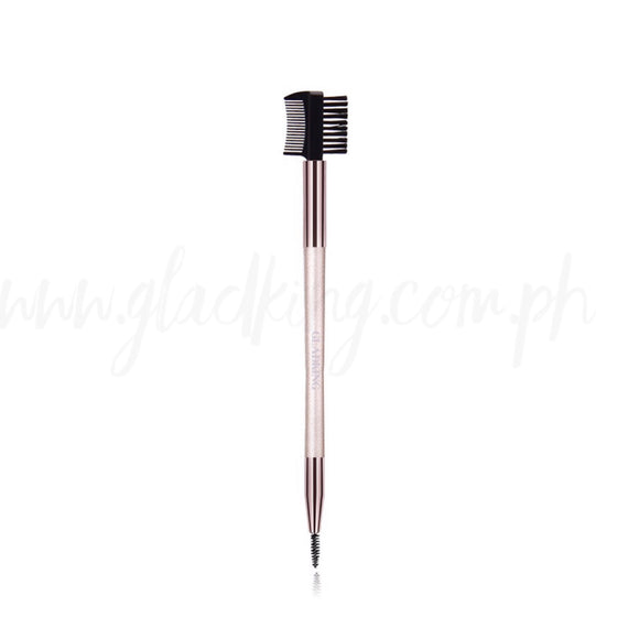 Gladking 2 in 1 Eyeblow Lash/Brow Brush (Metallic Color)