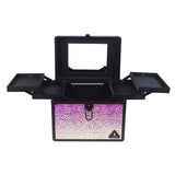 Medium Candy Paper Layered Makeup Box w/ Mirror