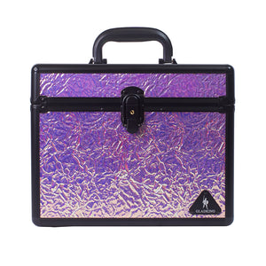 Medium Candy Paper Layered Makeup Box w/ Mirror